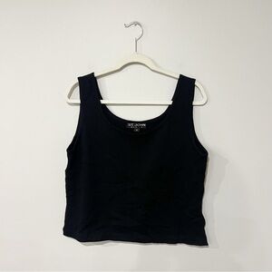 St John Black Knit Tank Top